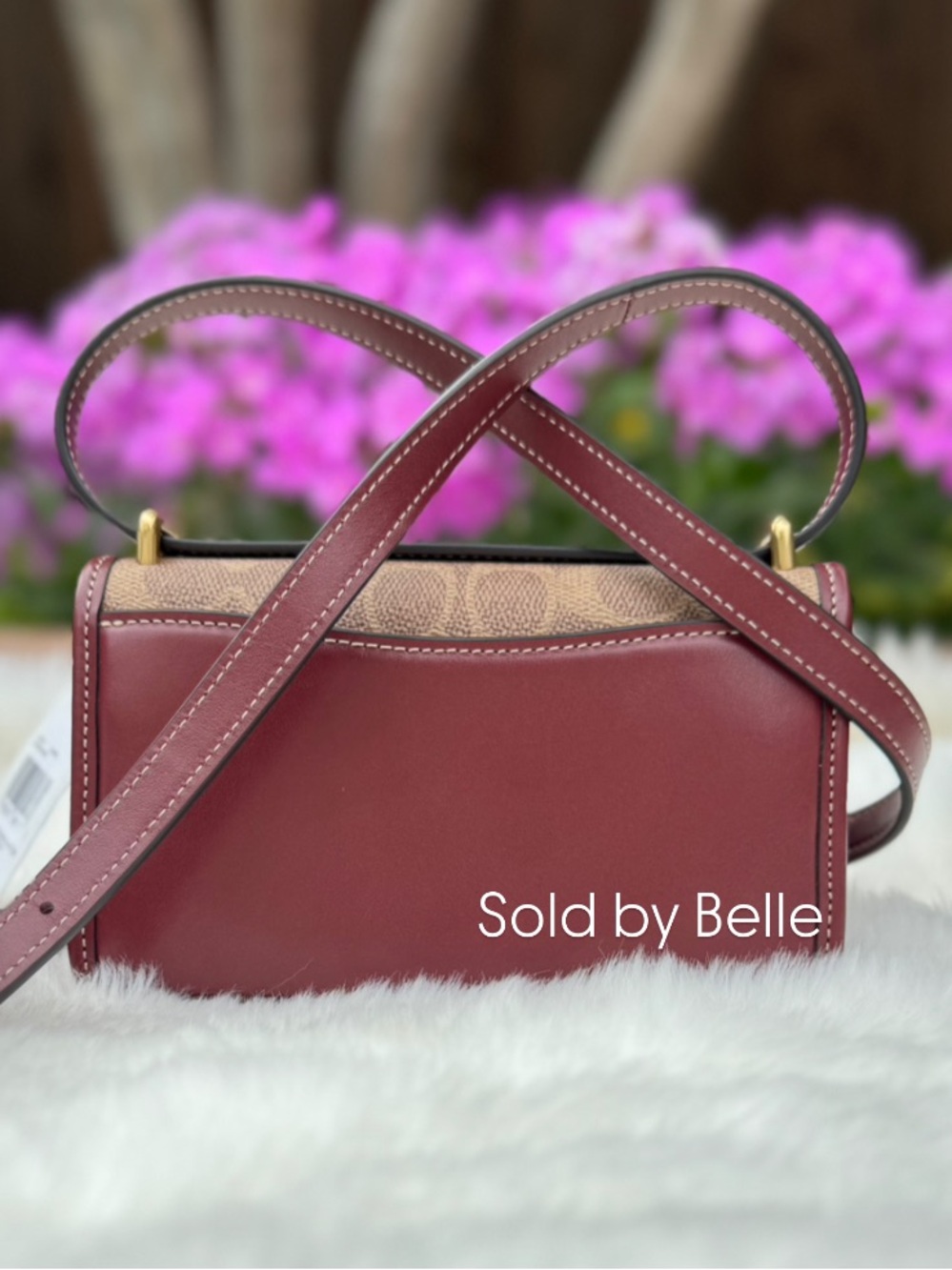 NWT Coach Bandit Crossbody In Colorblock Signature Canvas Purse - Picture 3 of 6